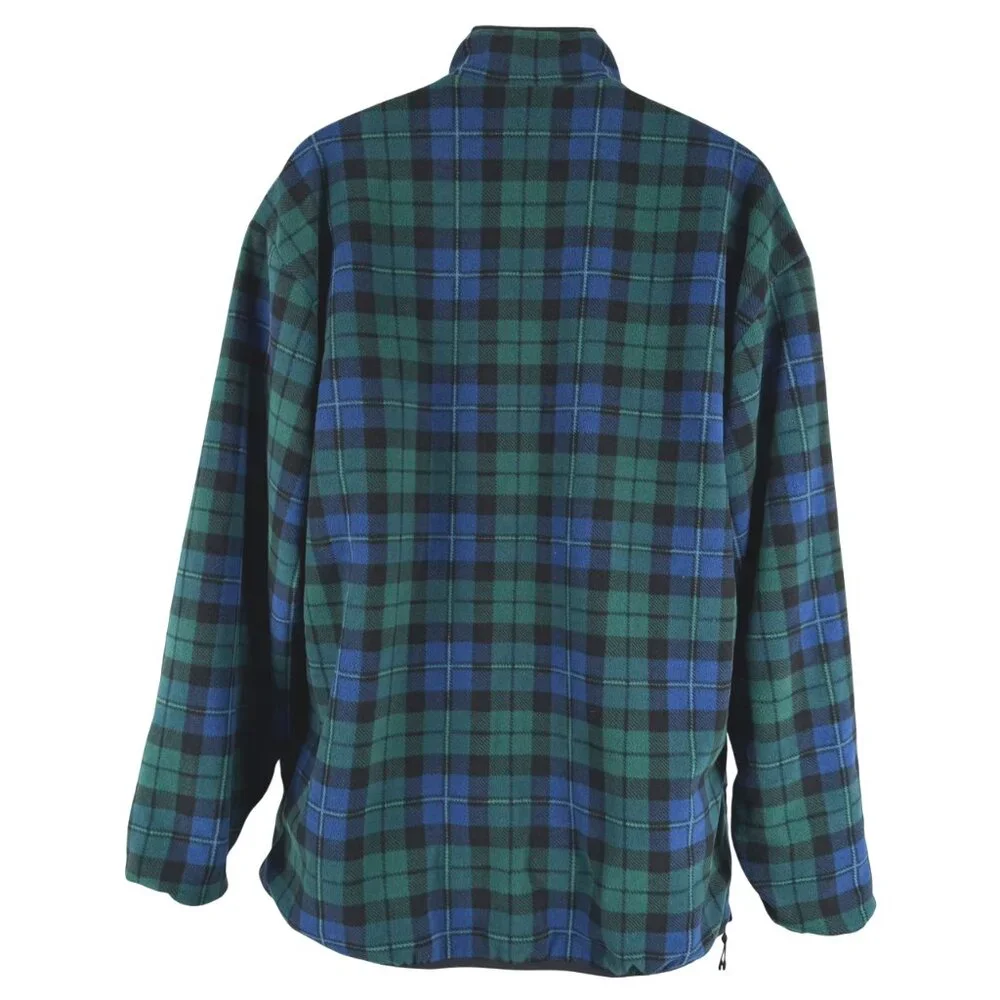 Chubbies The Warmin Up Reversible Jacket Mens‎ XL Fleece Plaid NWT CJ-2035